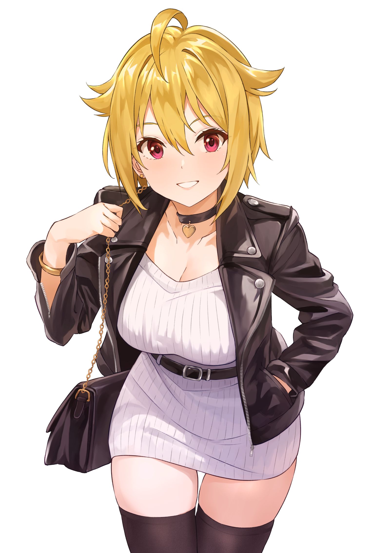 レザージャケット翼插画图片壁纸 レザージャケット翼插画图片壁纸