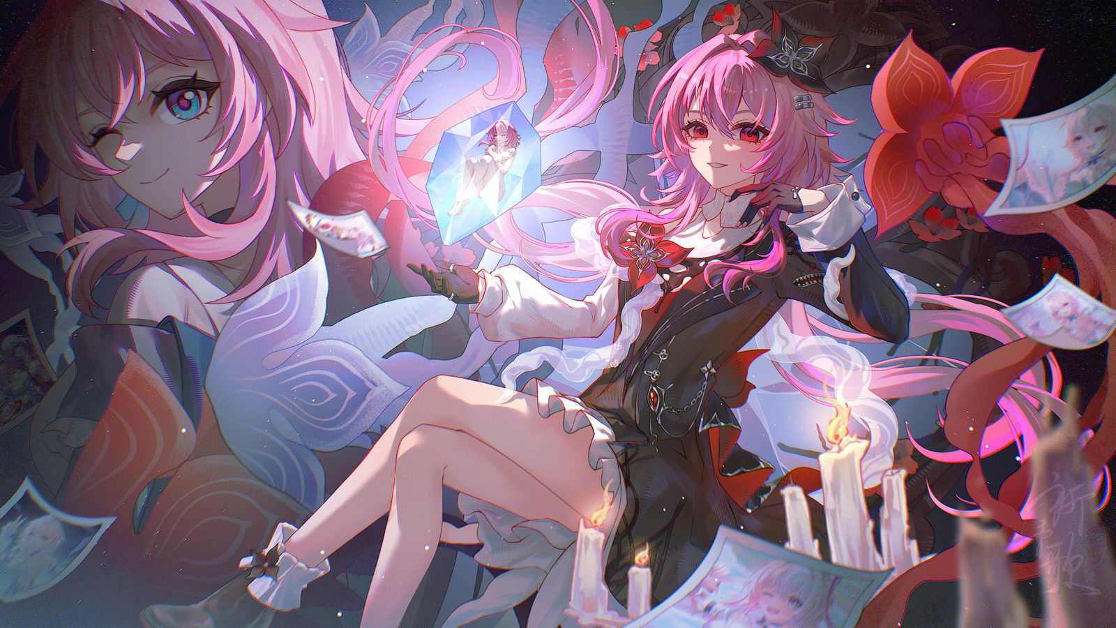 长夜月插画图片壁纸 长夜月插画图片壁纸