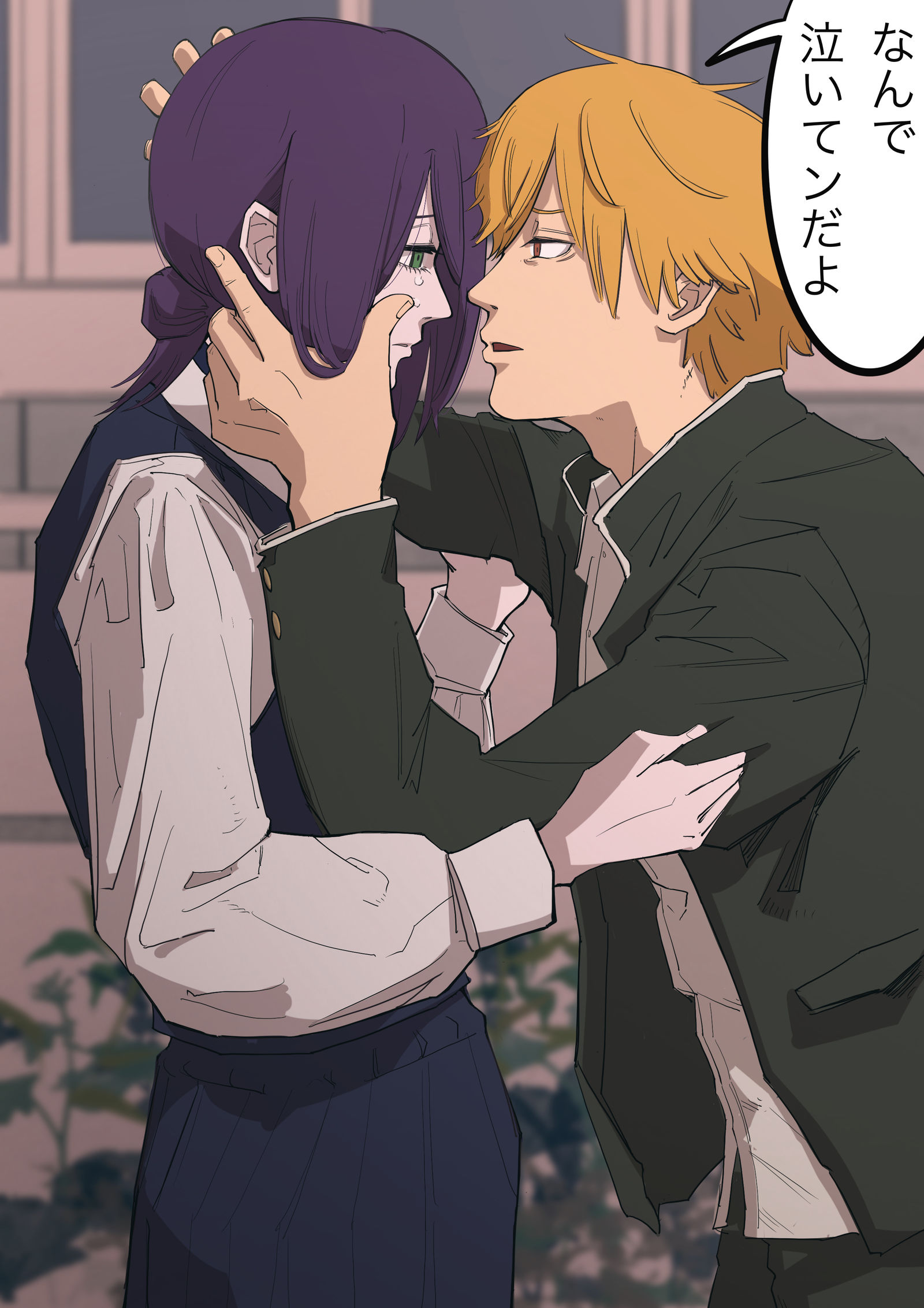 寄り添い插画图片壁纸 寄り添い插画图片壁纸