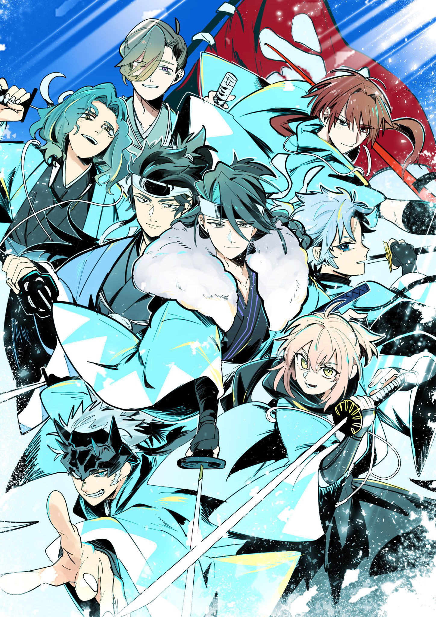 新撰組/誠の旗插画图片壁纸 新撰組/誠の旗插画图片壁纸