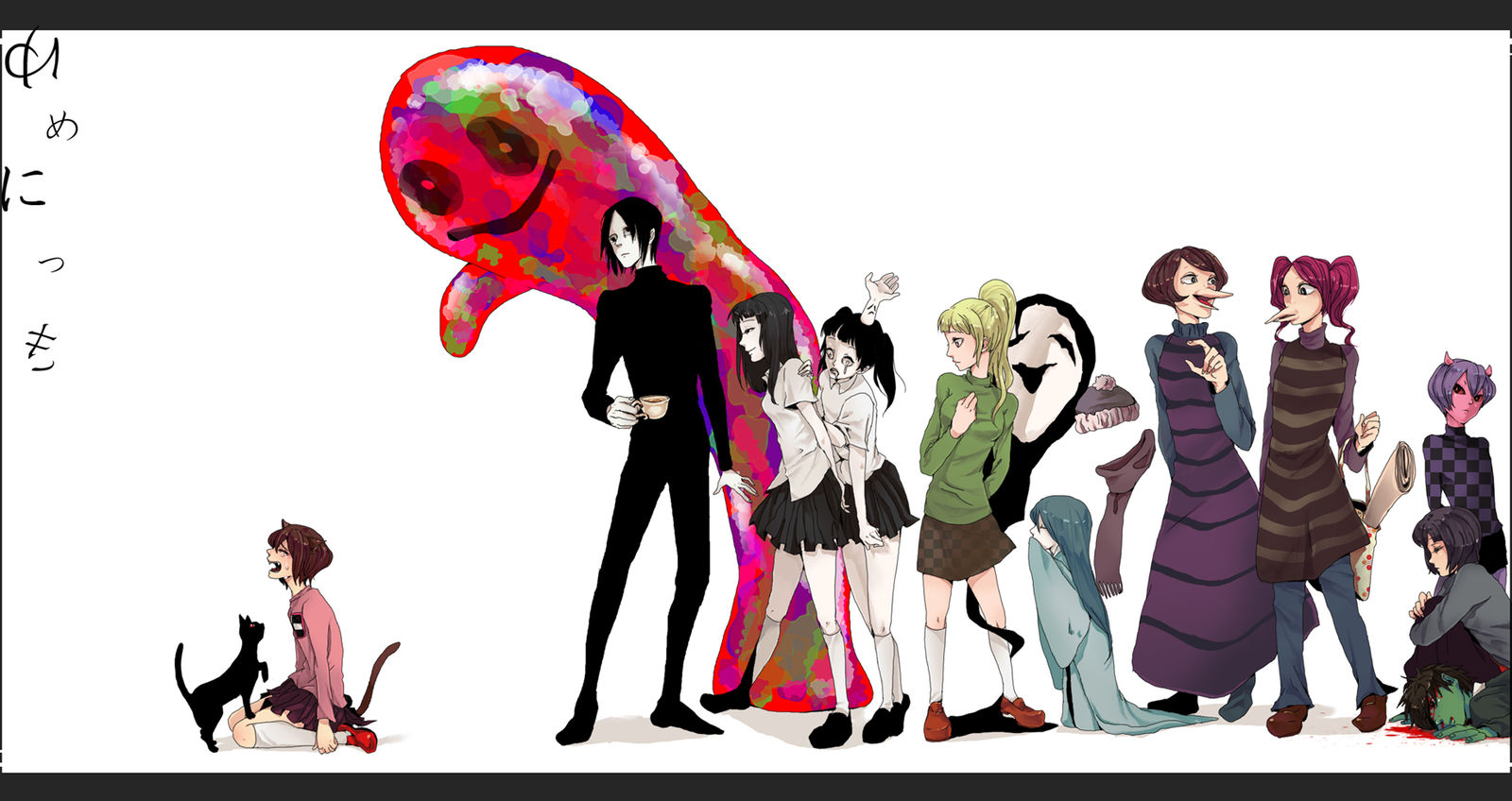 私の特技は自信喪失插画图片壁纸 私の特技は自信喪失插画图片壁纸