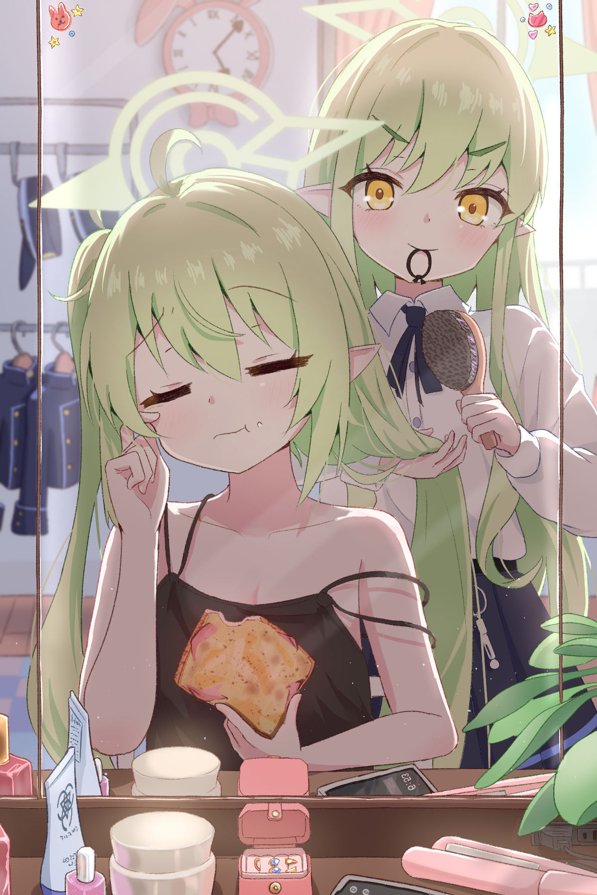 可愛くしてあげるねー。插画图片壁纸 可愛くしてあげるねー。插画图片壁纸