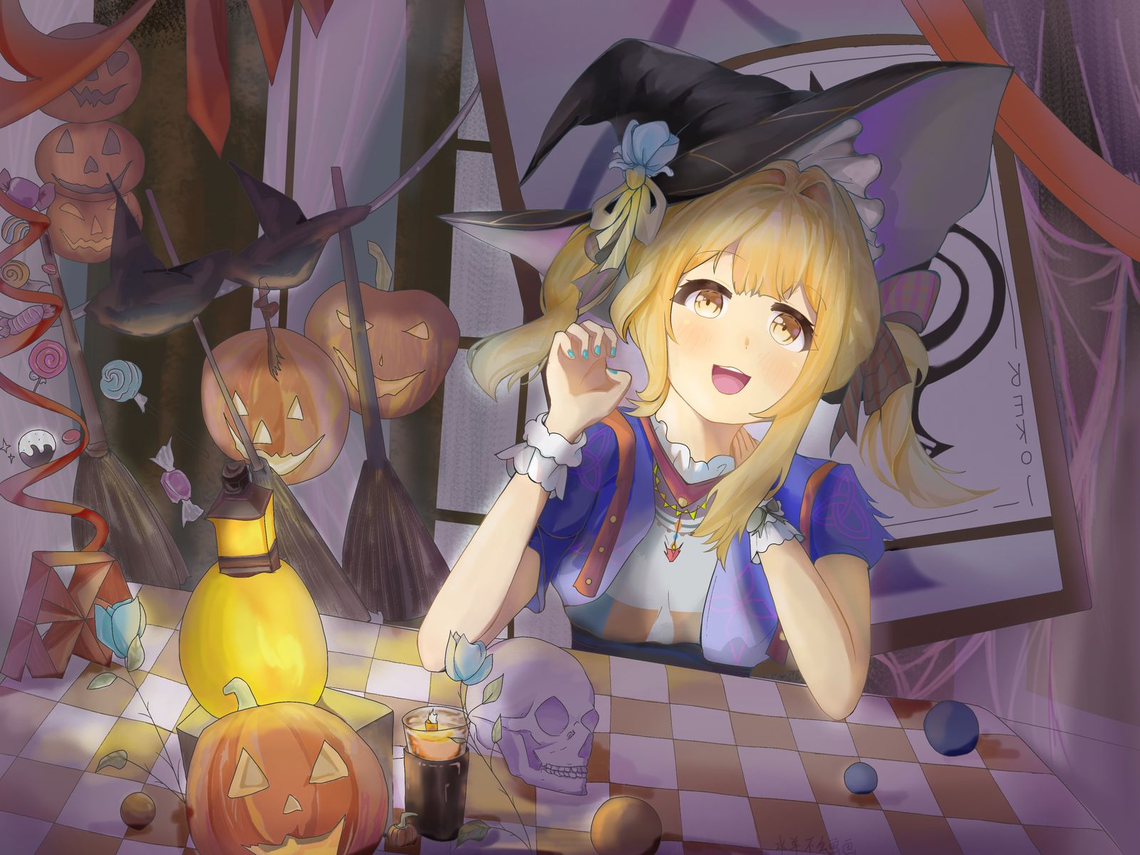 万圣节快乐插画图片壁纸 万圣节快乐插画图片壁纸