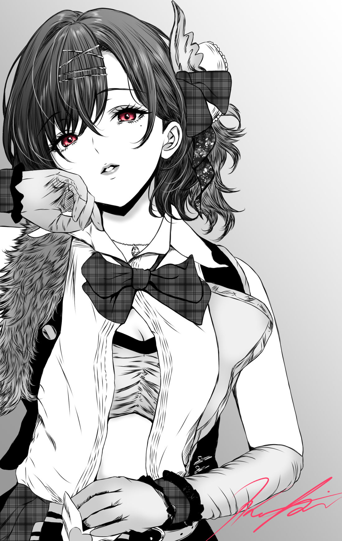 オーバーキャストモノクローム円香插画图片壁纸 オーバーキャストモノクローム円香插画图片壁纸