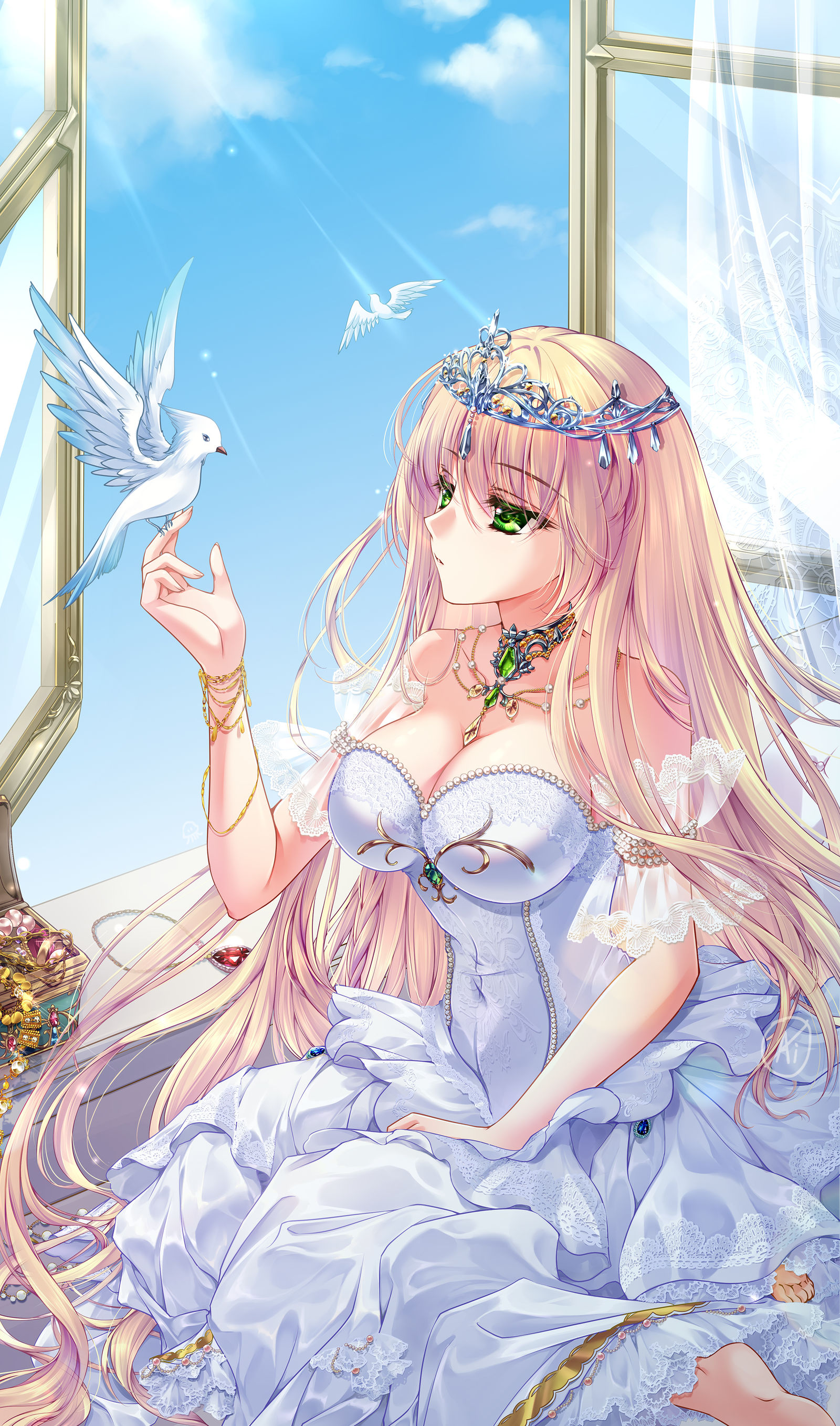 笼中鸟插画图片壁纸 笼中鸟插画图片壁纸