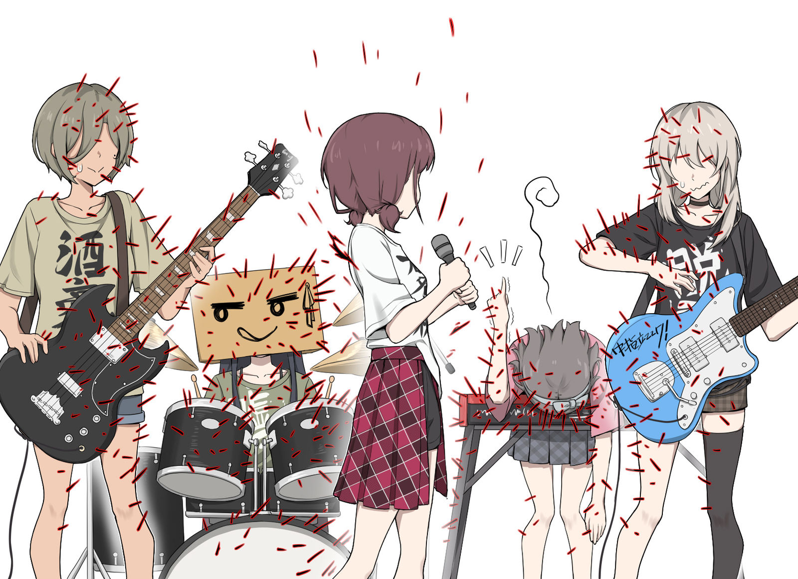 刺团一场演出过后插画图片壁纸 刺团一场演出过后插画图片壁纸