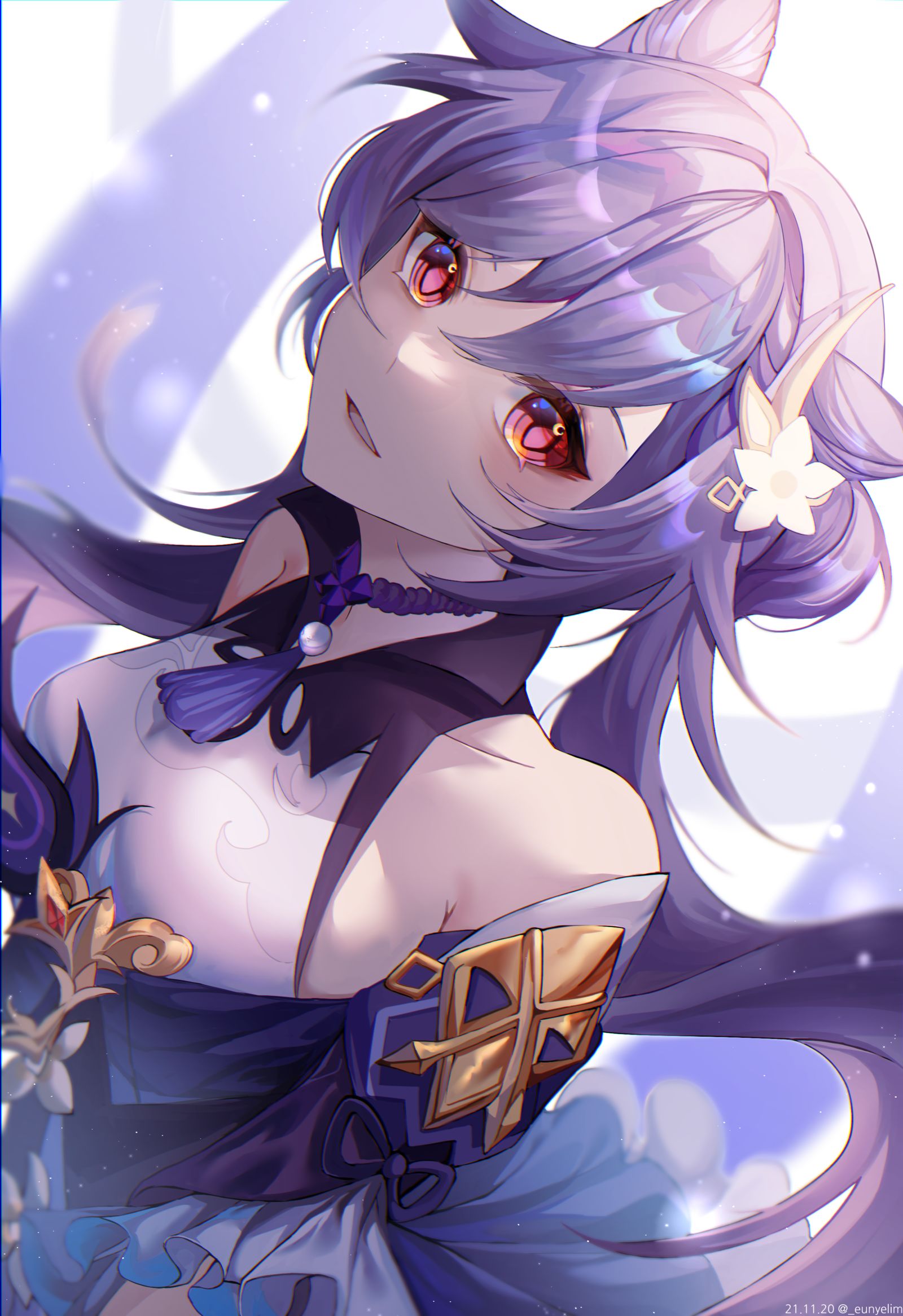 Keqing插画图片壁纸 Keqing插画图片壁纸