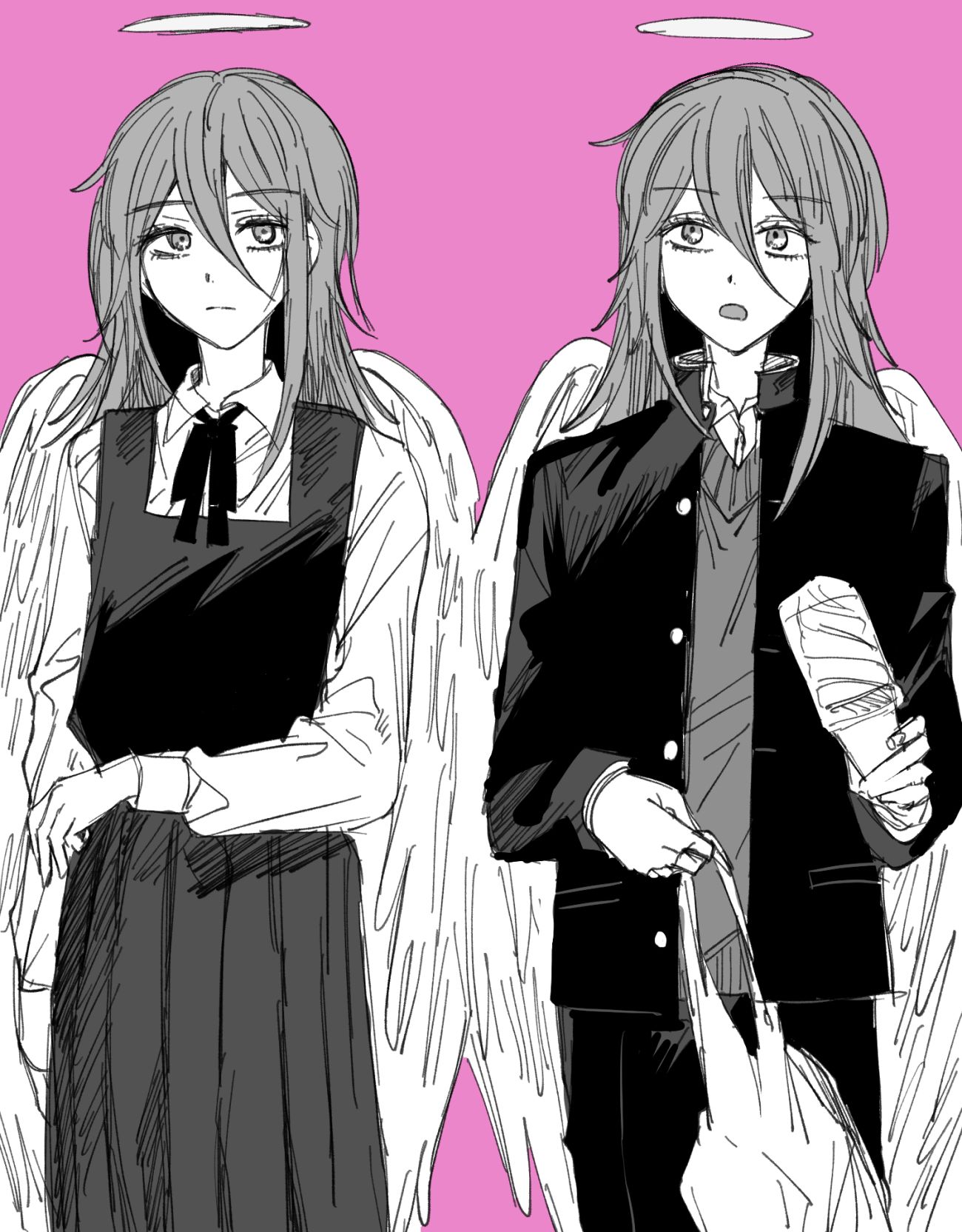 天使の悪魔ログ插画图片壁纸 天使の悪魔ログ插画图片壁纸