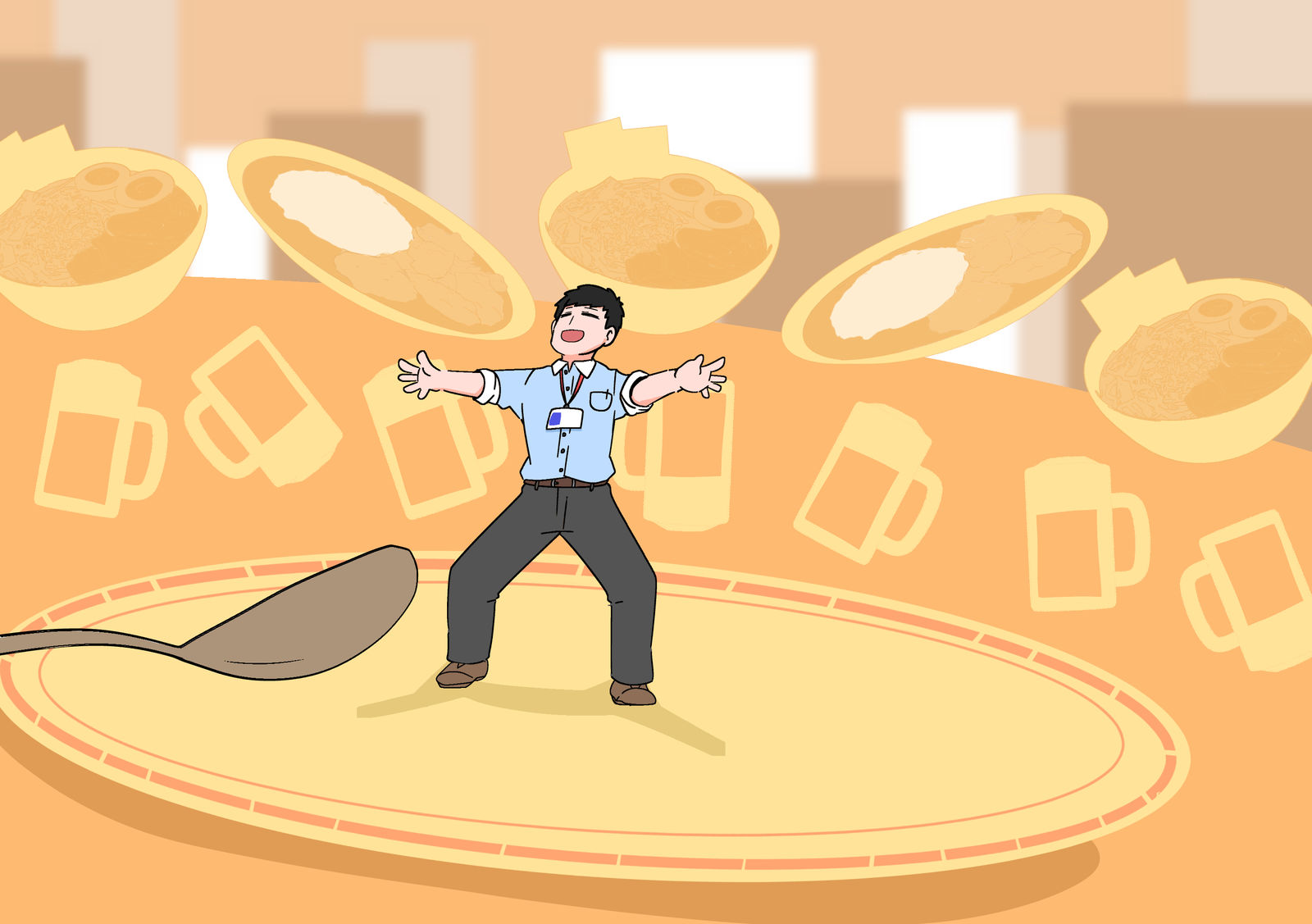 社築昼メシの流儀插画图片壁纸 社築昼メシの流儀插画图片壁纸