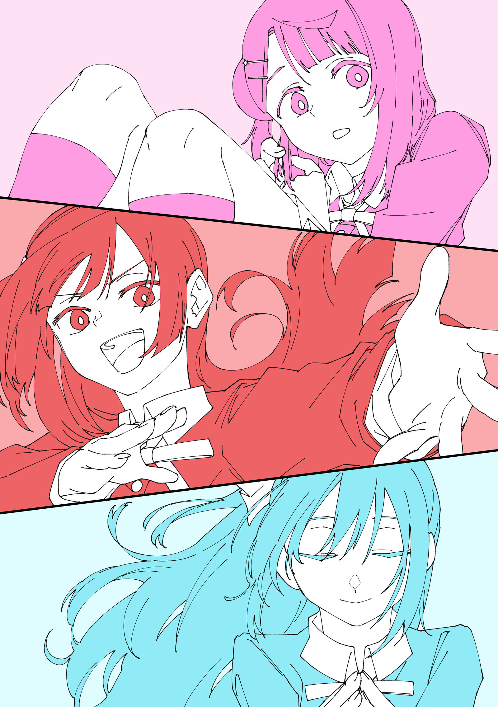 虹ヶ咲のラクガキ(ユニットごと)插画图片壁纸 虹ヶ咲のラクガキ(ユニットごと)插画图片壁纸