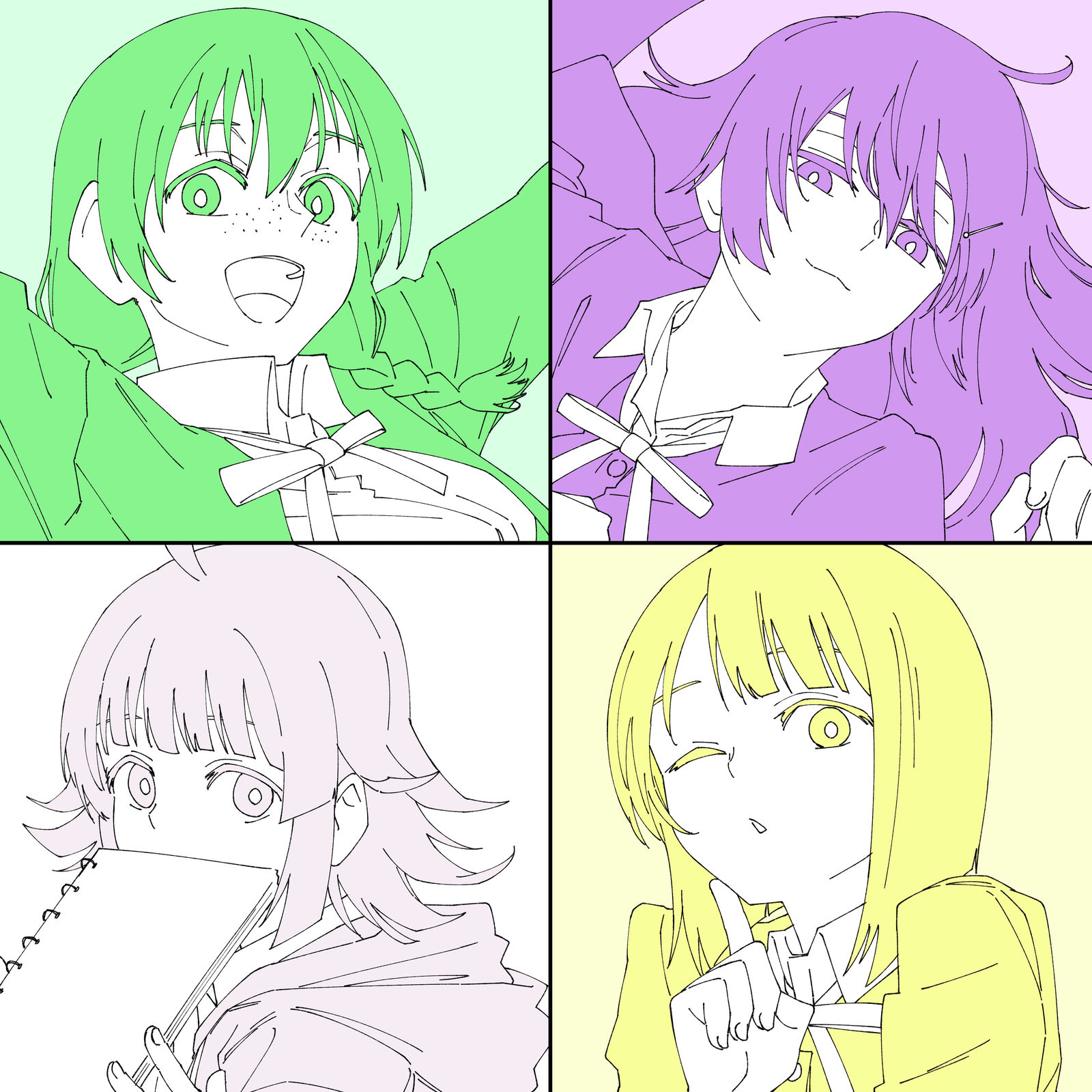 虹ヶ咲のラクガキ(ユニットごと)插画图片壁纸 虹ヶ咲のラクガキ(ユニットごと)插画图片壁纸