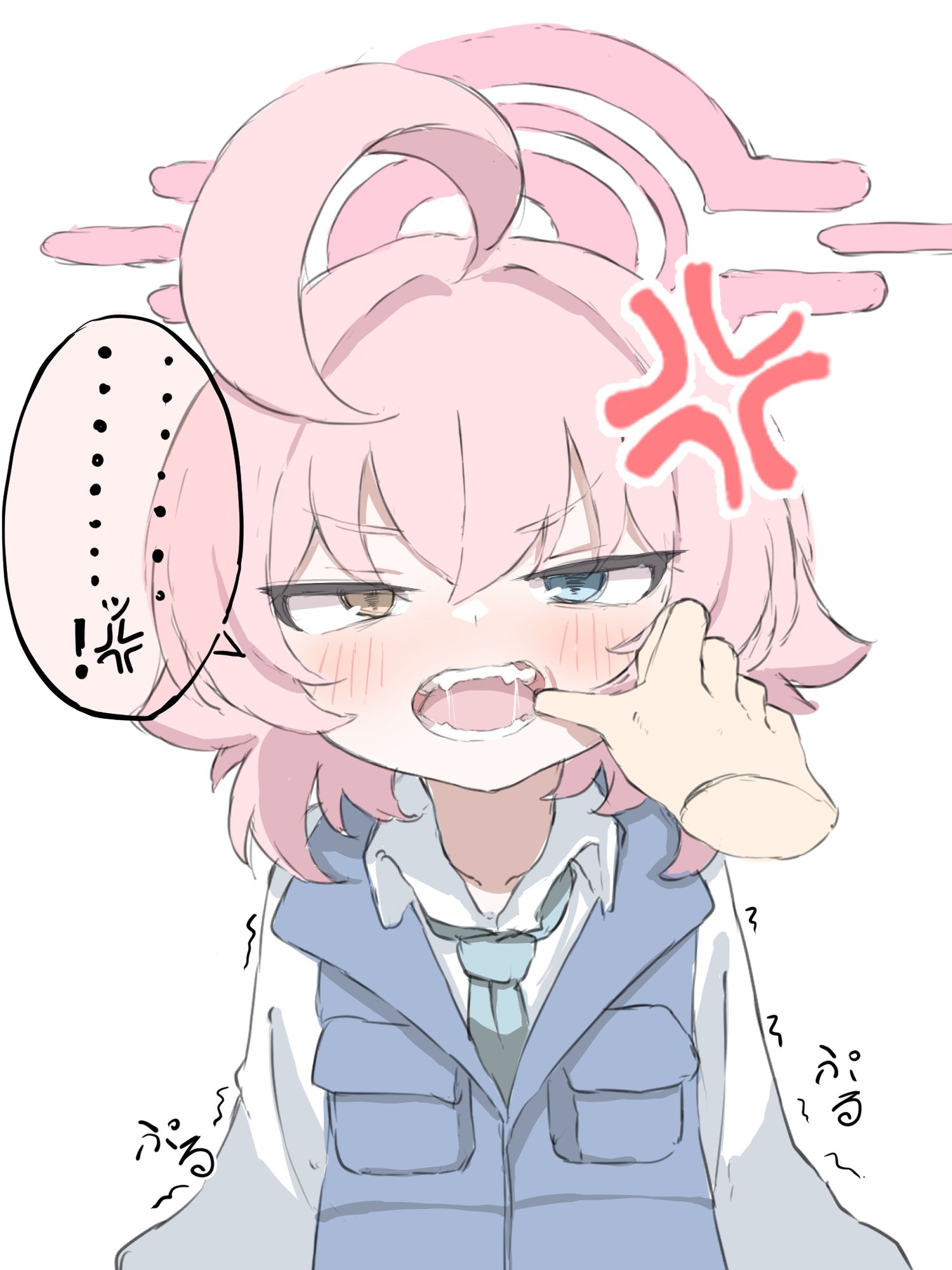 ホシノ・・・口の中みせて・・・插画图片壁纸 ホシノ・・・口の中みせて・・・插画图片壁纸