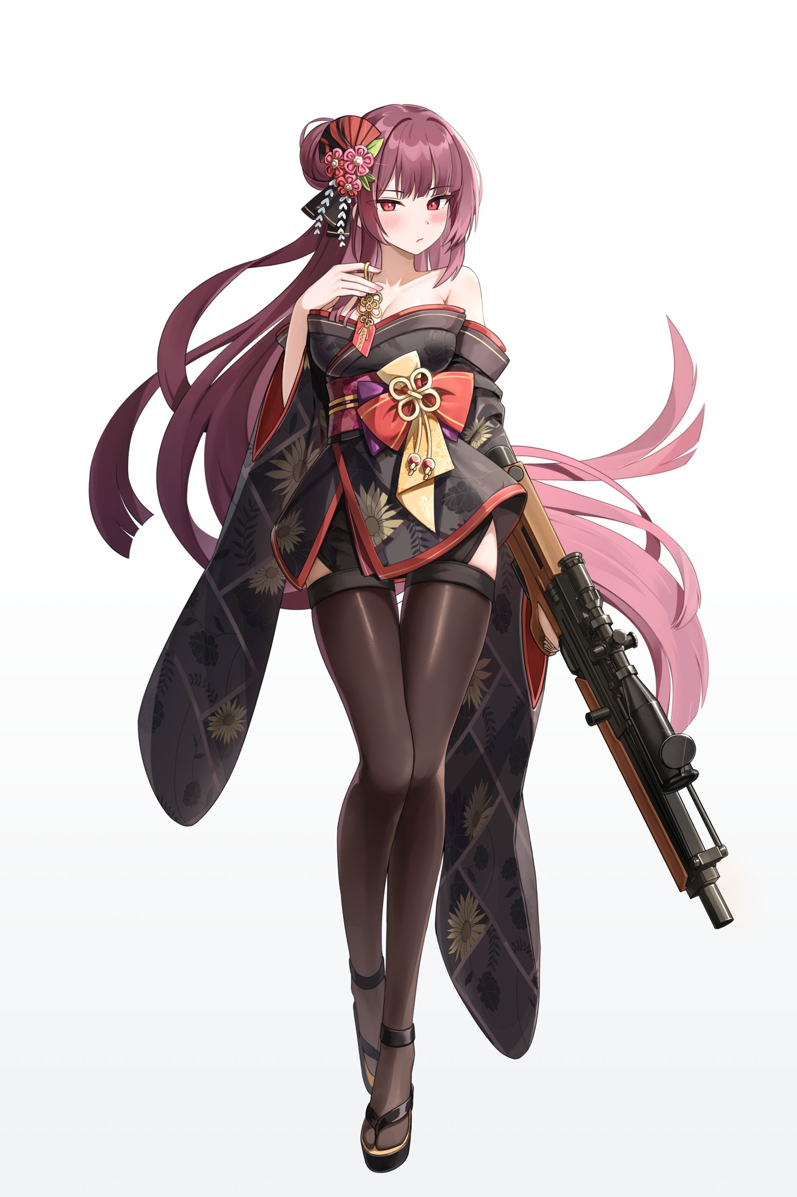 マキアート(WA2000)ちゃんの初詣插画图片壁纸 マキアート(WA2000)ちゃんの初詣插画图片壁纸