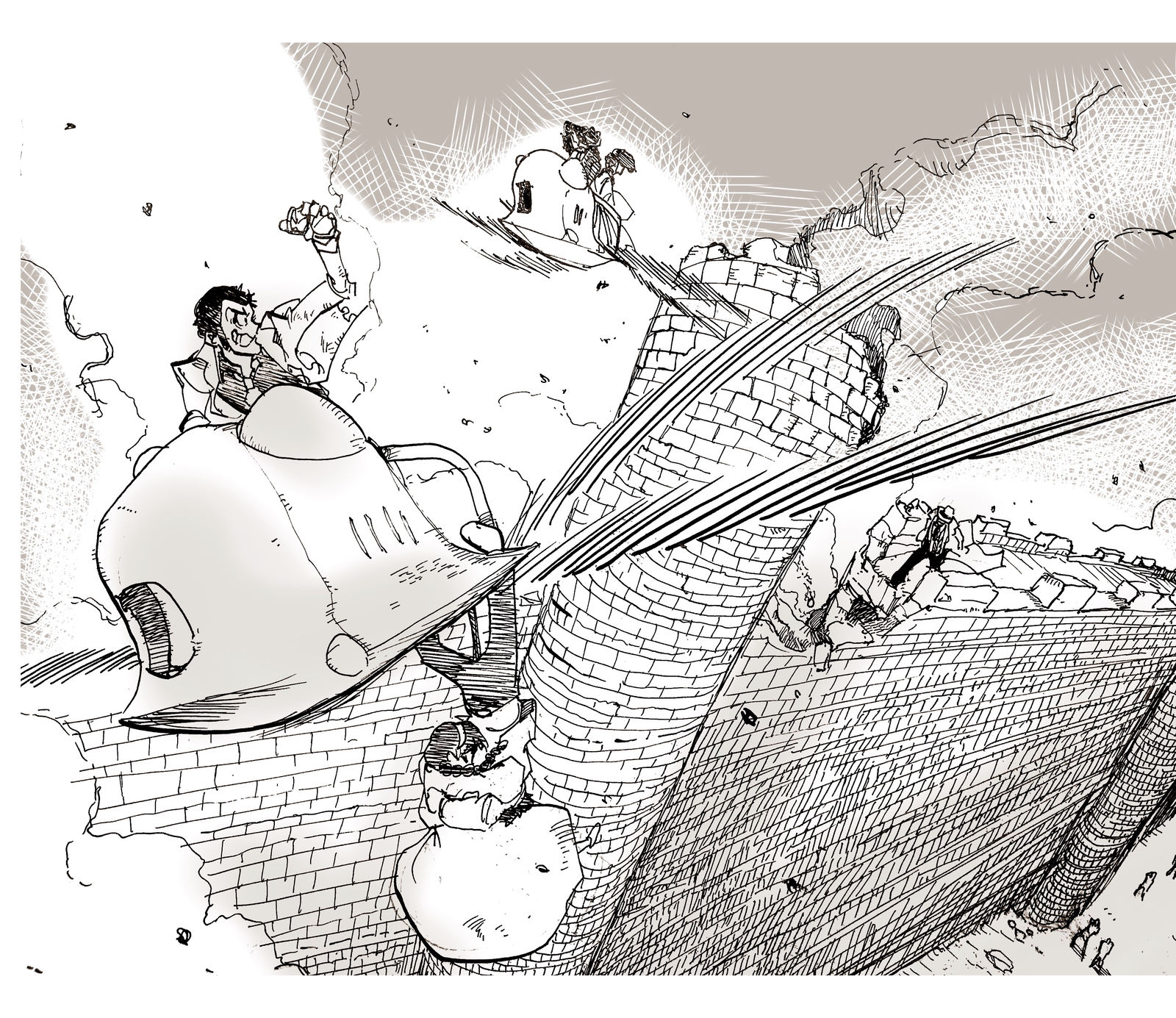 もし、ルパンがシータを拾ったら…『掻っ攫え‼︎』插画图片壁纸 もし、ルパンがシータを拾ったら…『掻っ攫え‼︎』插画图片壁纸