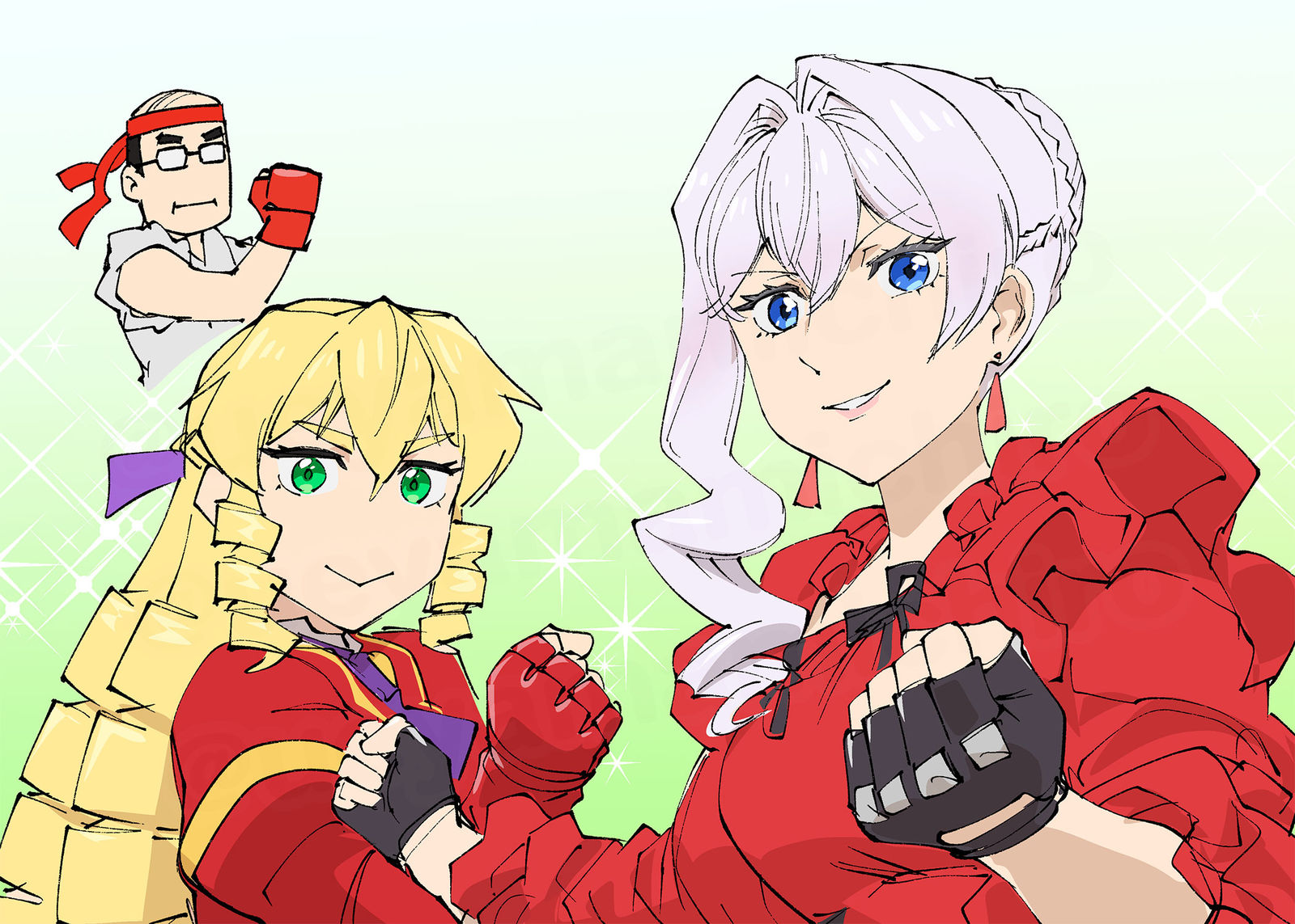 格ゲー風味插画图片壁纸 格ゲー風味插画图片壁纸