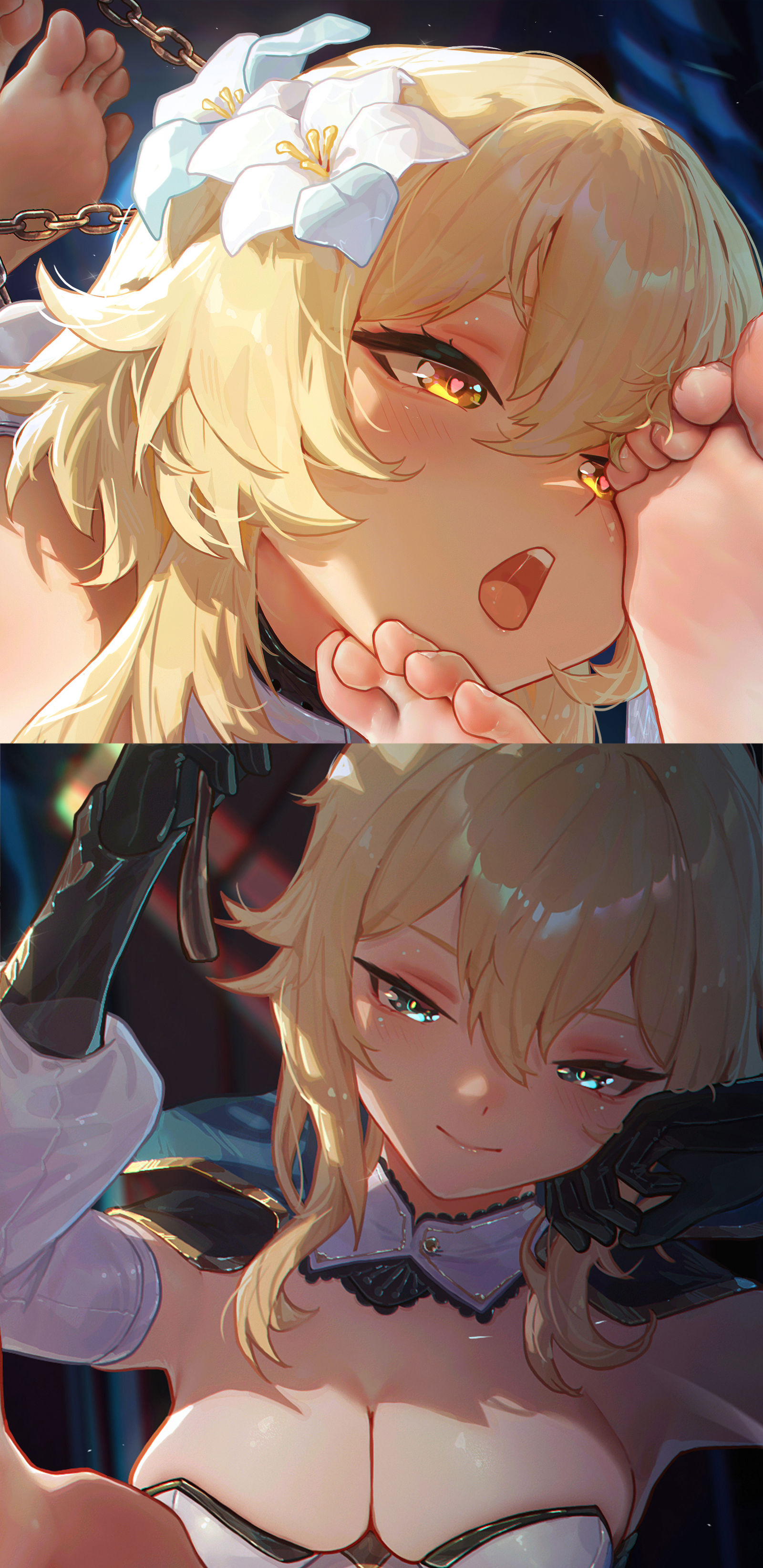 【89期】以牙还牙-琴和荧插画图片壁纸 【89期】以牙还牙-琴和荧插画图片壁纸