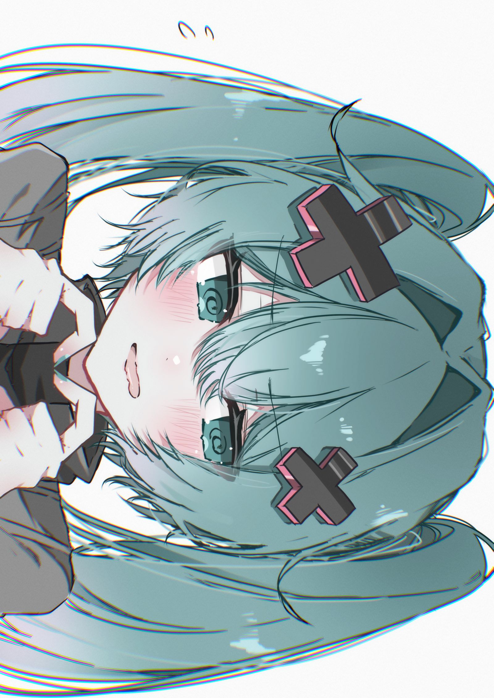 初音ミク バツミク插画图片壁纸 初音ミク バツミク插画图片壁纸