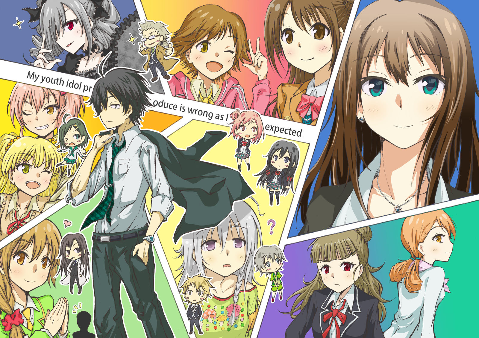 やはり俺のアイドルプロデュースはまちがっている。插画图片壁纸 やはり俺のアイドルプロデュースはまちがっている。插画图片壁纸