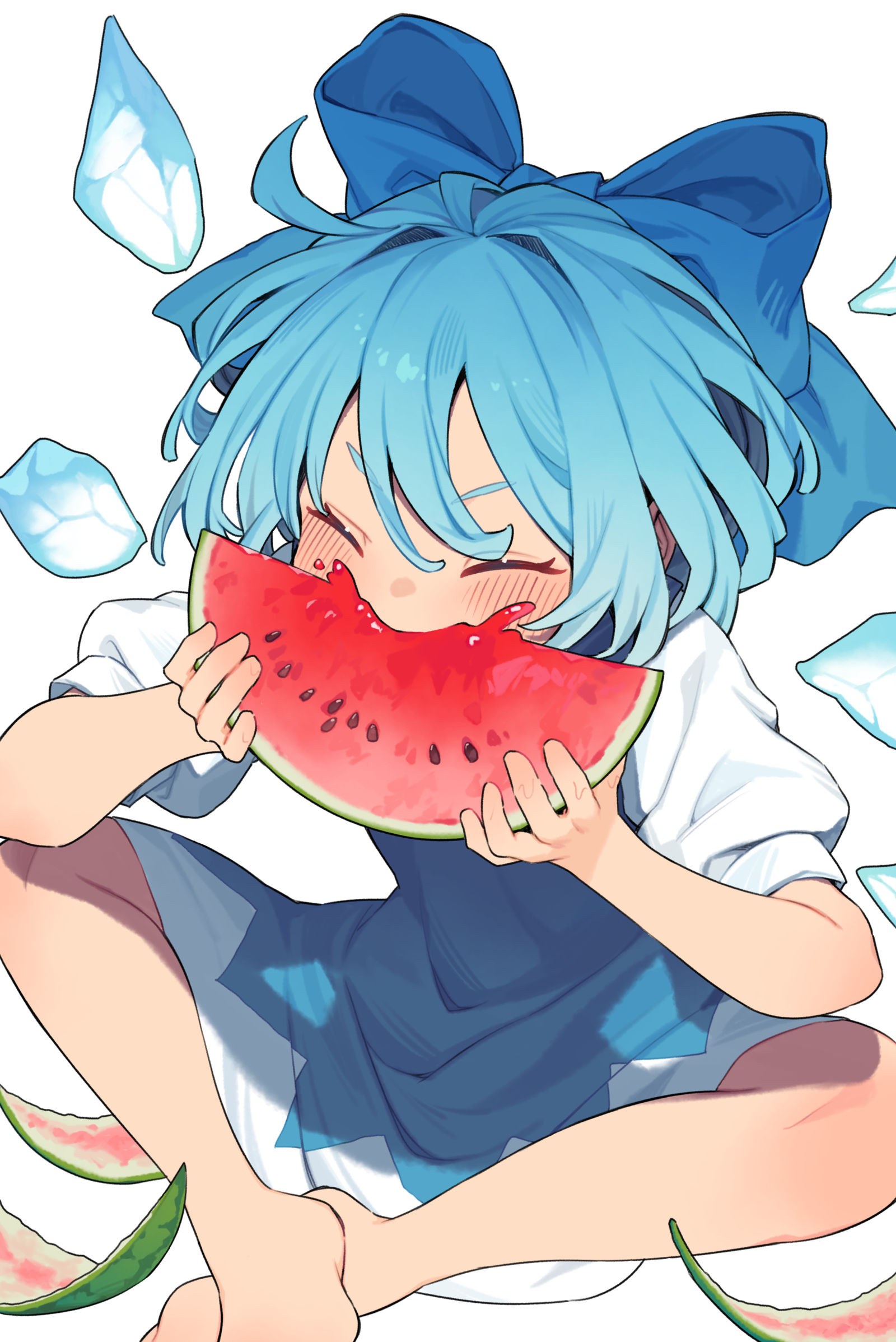スイカだー!!!插画图片壁纸 スイカだー!!!插画图片壁纸
