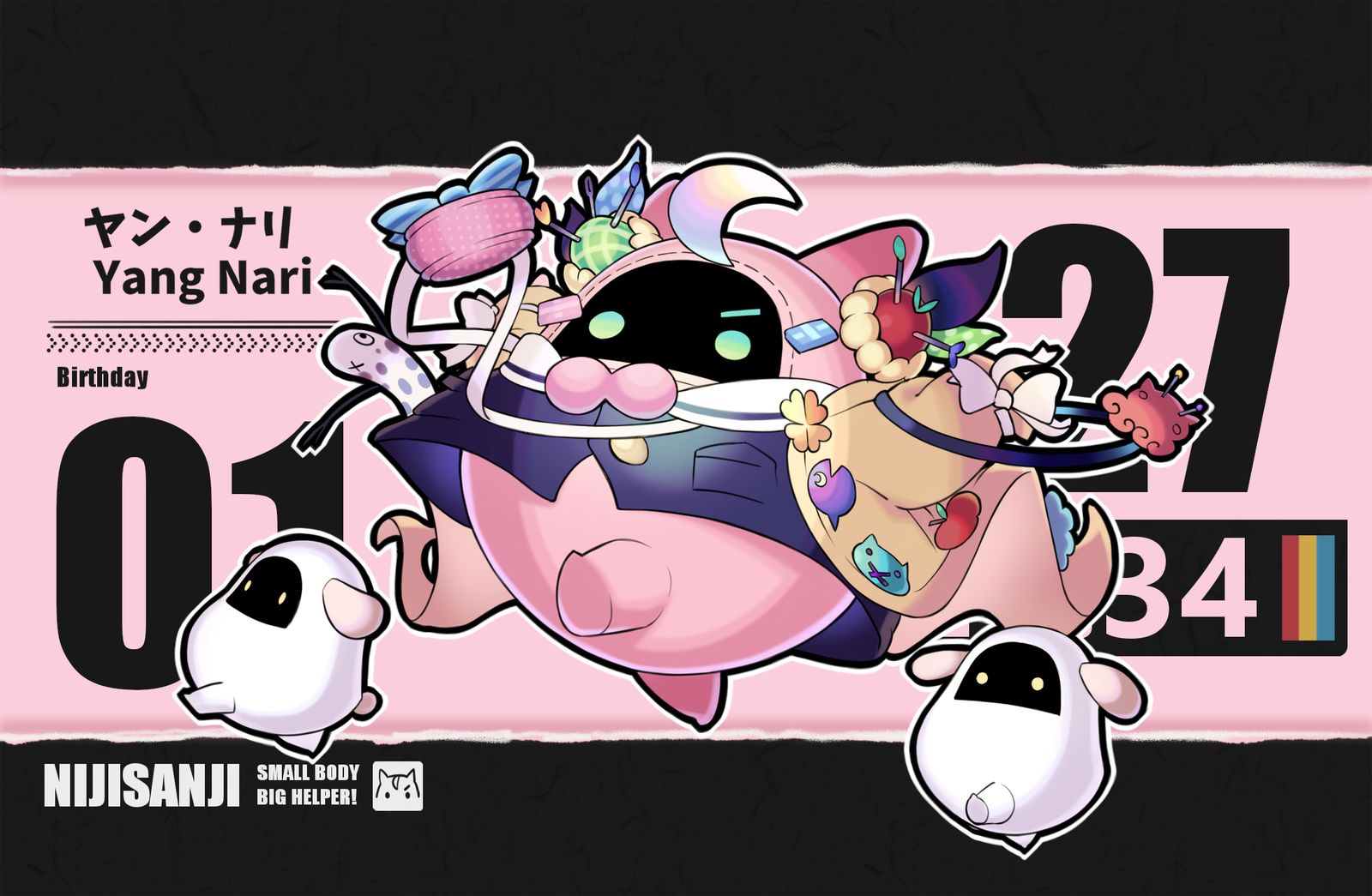 にじさんじモチーフのボンプ3插画图片壁纸 にじさんじモチーフのボンプ3插画图片壁纸