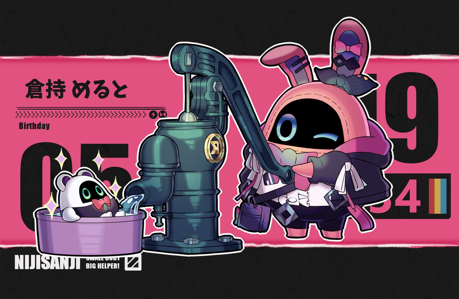 にじさんじモチーフのボンプ3插画图片壁纸 にじさんじモチーフのボンプ3插画图片壁纸