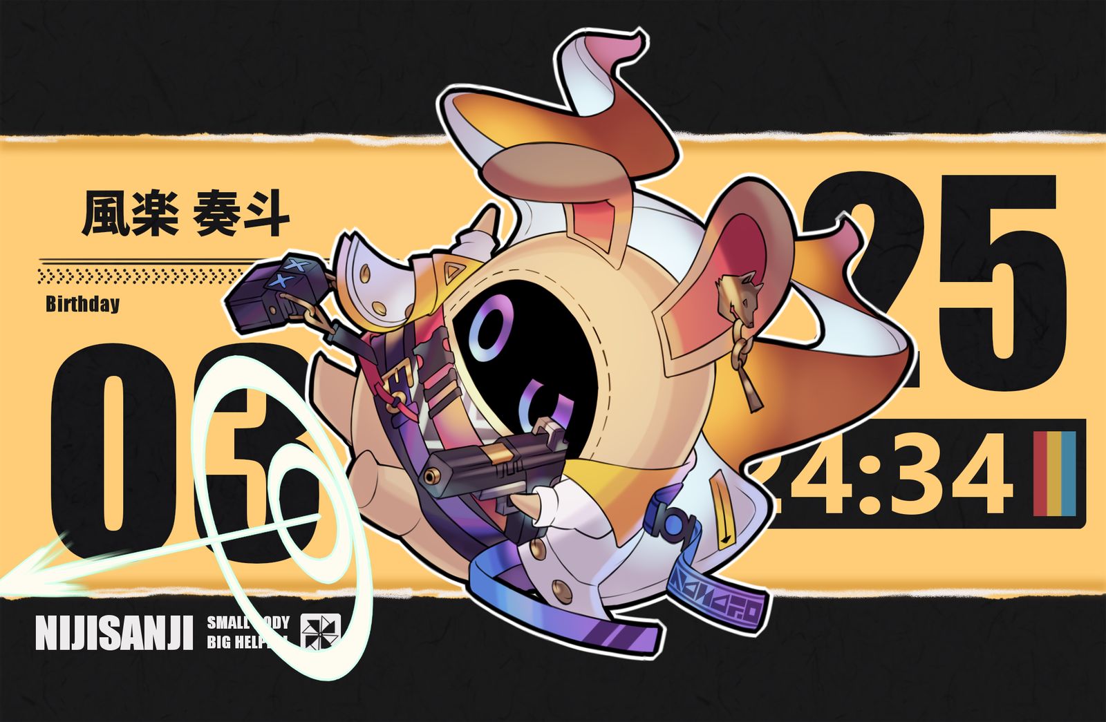 にじさんじモチーフのボンプ3插画图片壁纸 にじさんじモチーフのボンプ3插画图片壁纸