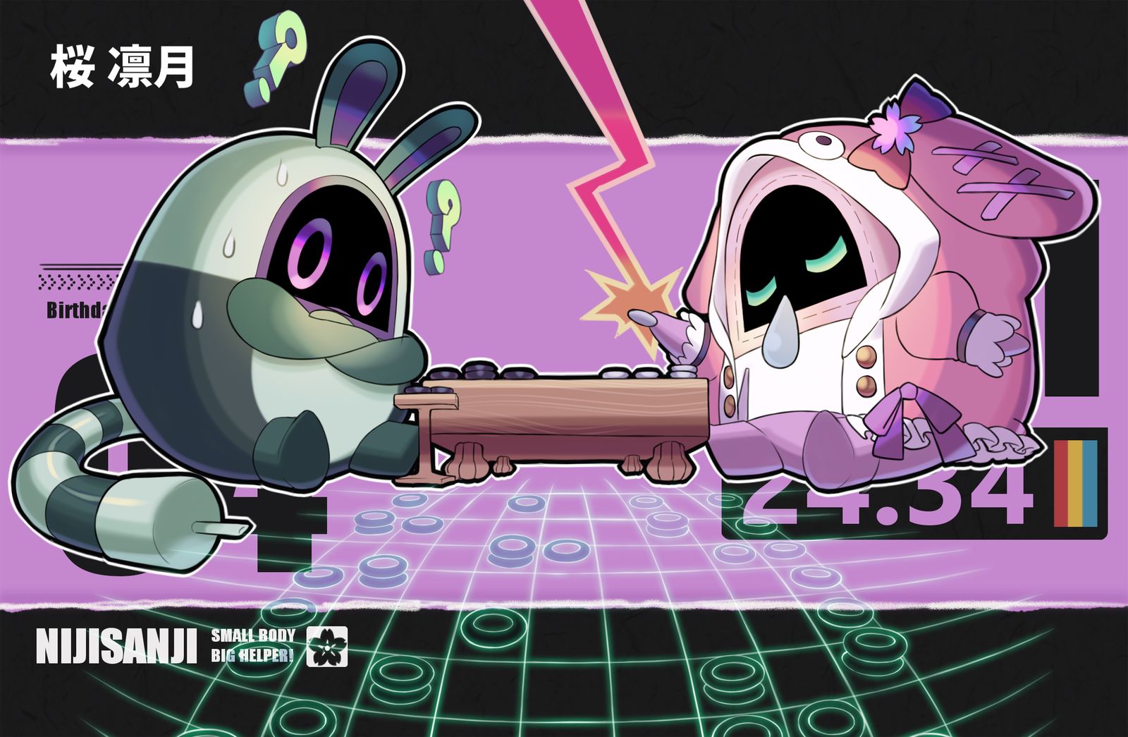 にじさんじモチーフのボンプ3插画图片壁纸 にじさんじモチーフのボンプ3插画图片壁纸