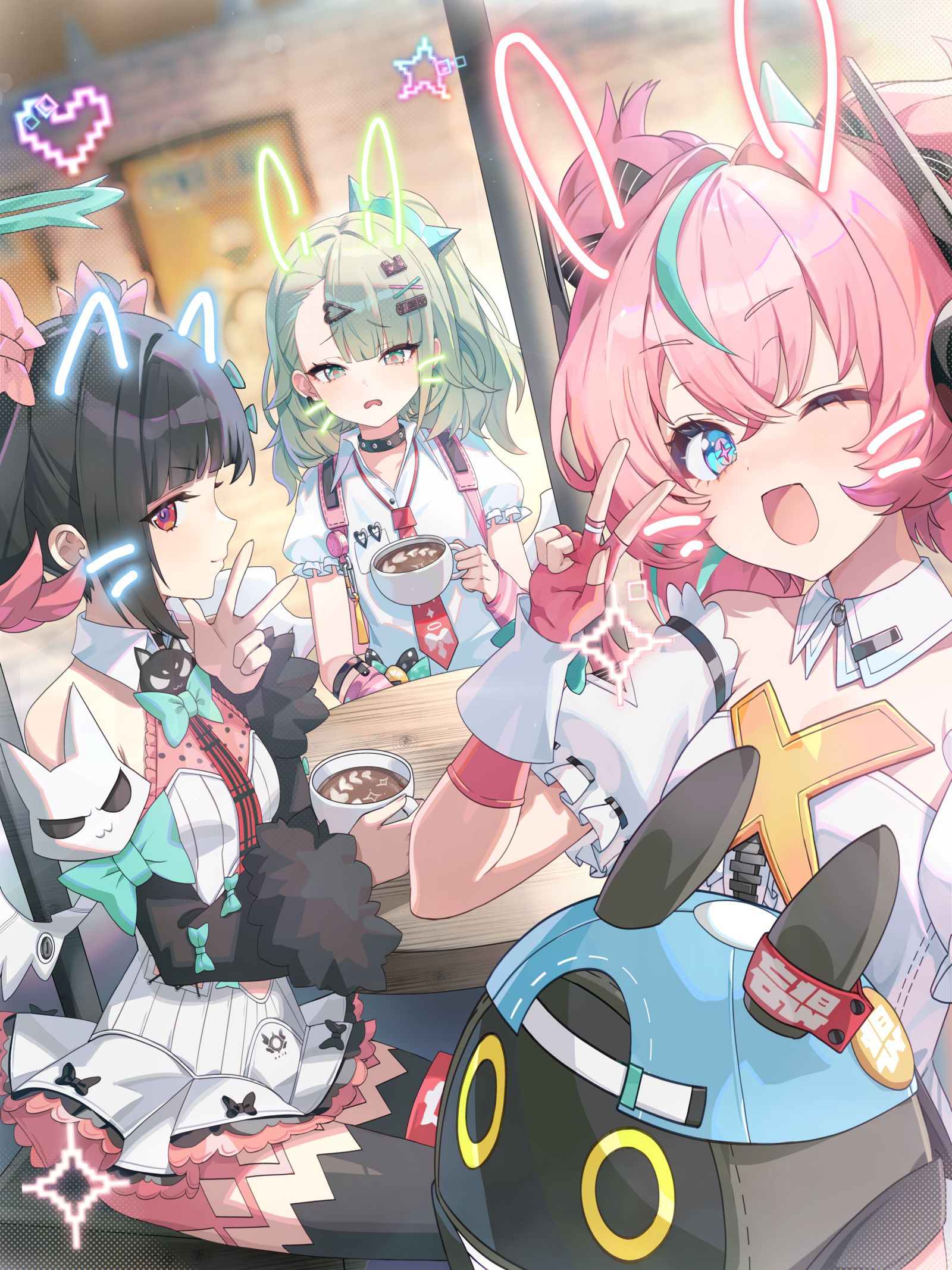 みんなでティンマンミスターのカフェ巡り!插画图片壁纸 みんなでティンマンミスターのカフェ巡り!插画图片壁纸