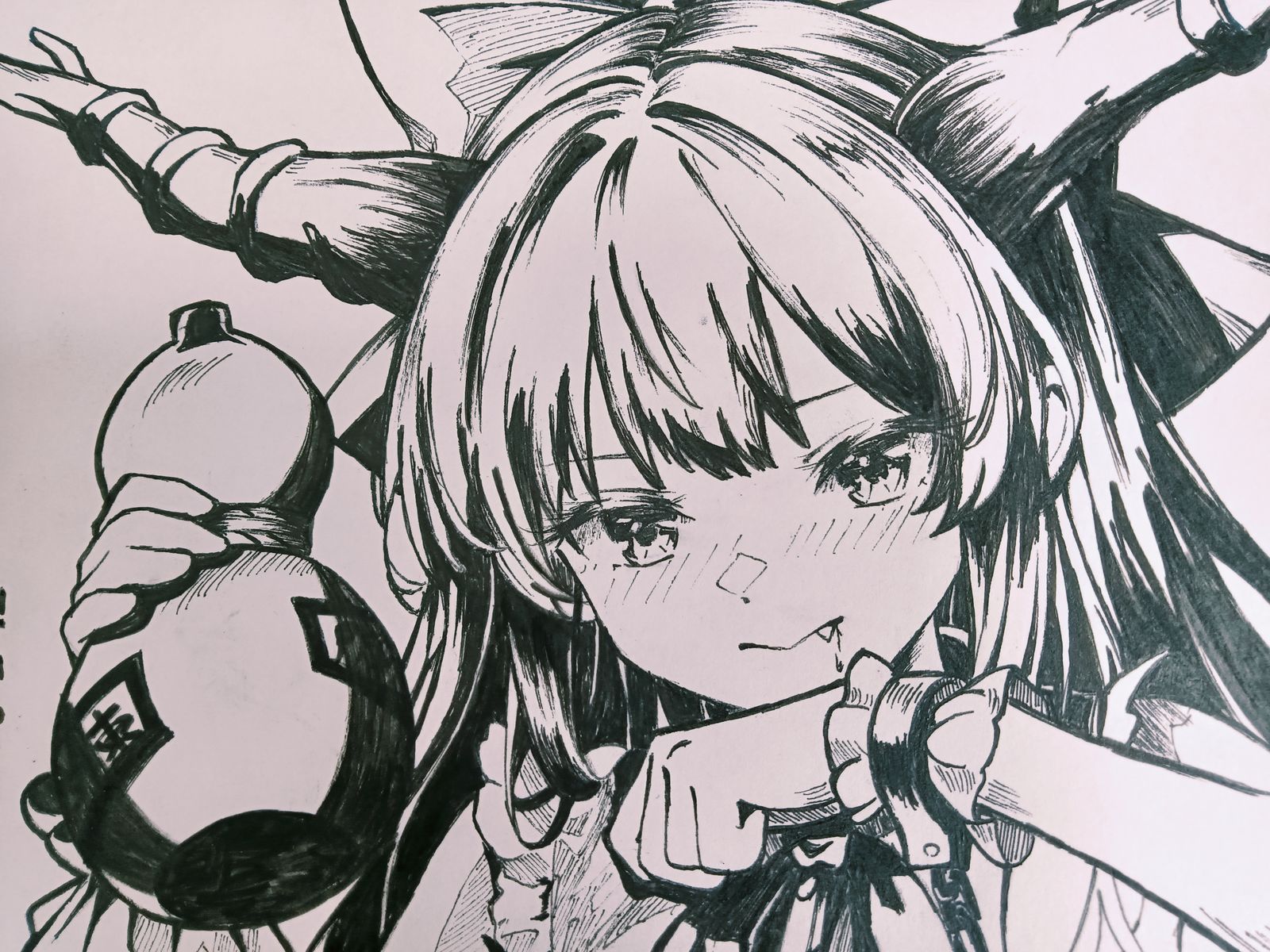 伊吹萃香插画图片壁纸 伊吹萃香插画图片壁纸