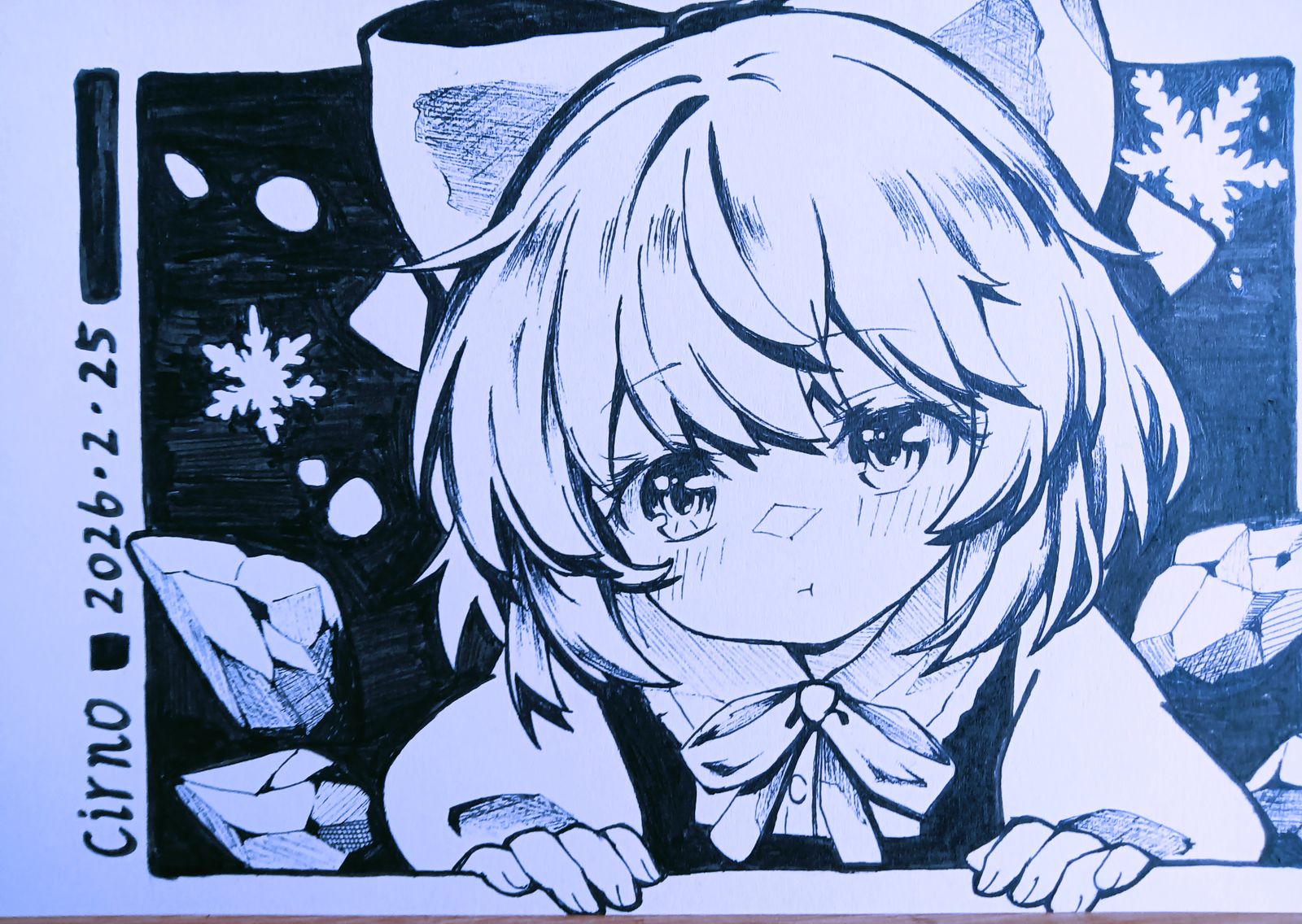 cirno插画图片壁纸 cirno插画图片壁纸