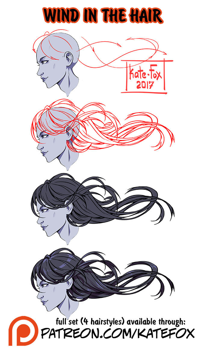Kate-FoX的绘画素材参考,其中还有裙子、人体、头发等绘制教程插画图片壁纸 Kate-FoX的绘画素材参考,其中还有裙子、人体、头发等绘制教程插画图片壁纸