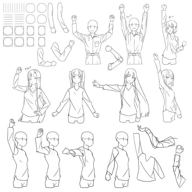 人体动态、衣服褶皱绘制素材参考,学画画 插画图片壁纸 人体动态、衣服褶皱绘制素材参考,学画画 插画图片壁纸