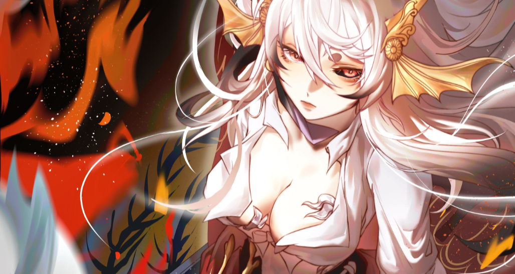 阴阳师铃鹿御前美图：裸足拉弓！火爆猛攻！