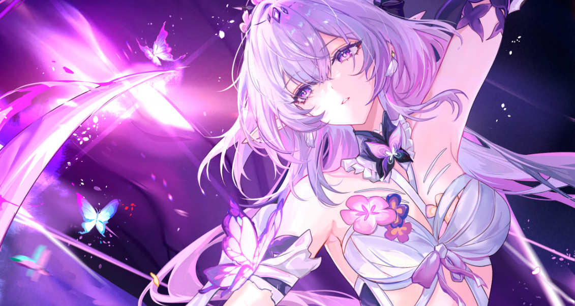 星穹铁道遐蝶美图：快来和你“蝶”一起看花海~