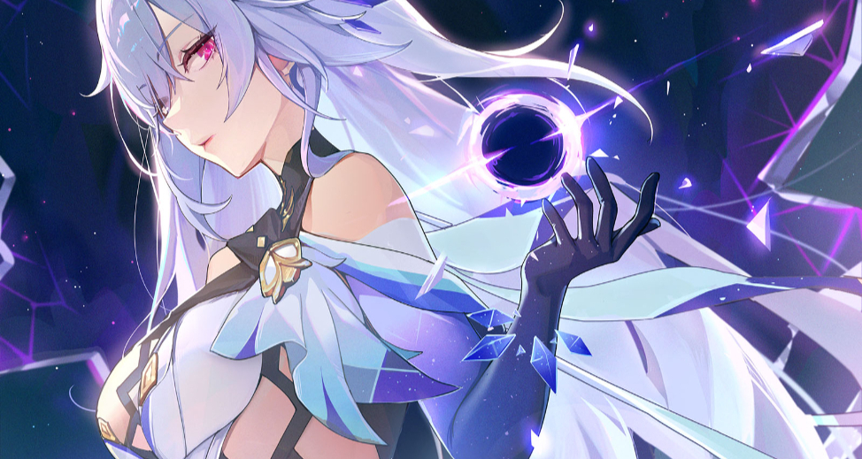 原神丝柯克美图：孤高冷艳大剑客，神秘黑蛇好师傅~