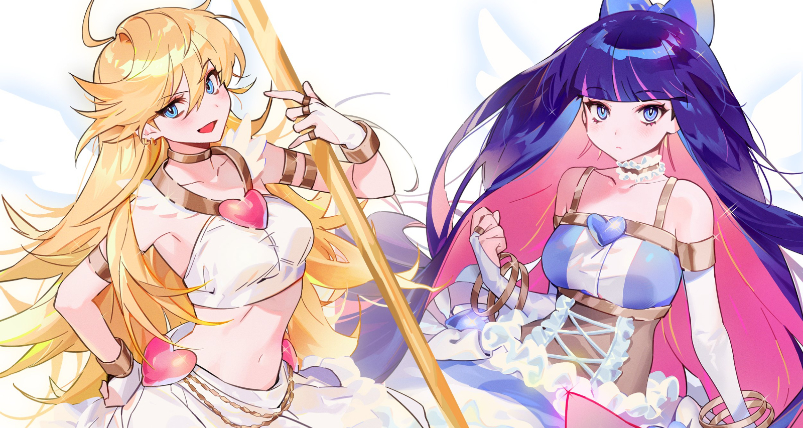 吊带袜天使美图：性感Panty和可爱Stocking！你最喜欢哪一个天使？