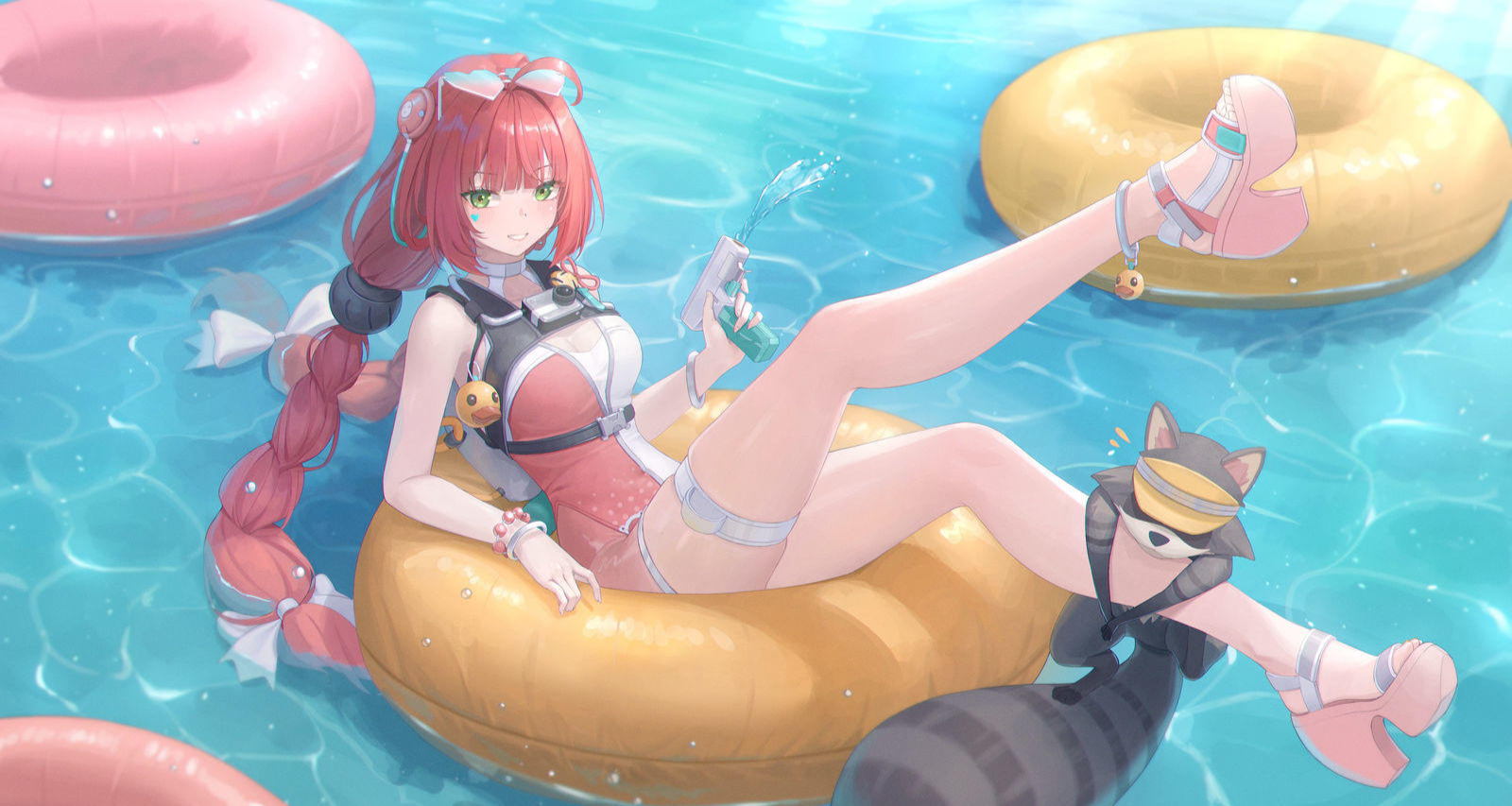 和浮波柚叶一起玩水吧~ | 触站画师作品精选【8月第1期】