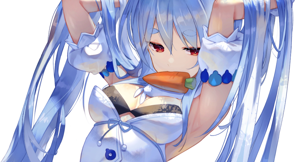 蔬菜女孩美图：你肝火太旺了，快喝点丝瓜汤降火气~