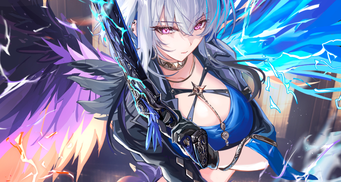 鸣潮嘉贝莉娜美图：嘉贝莉娜，加入狩猎。