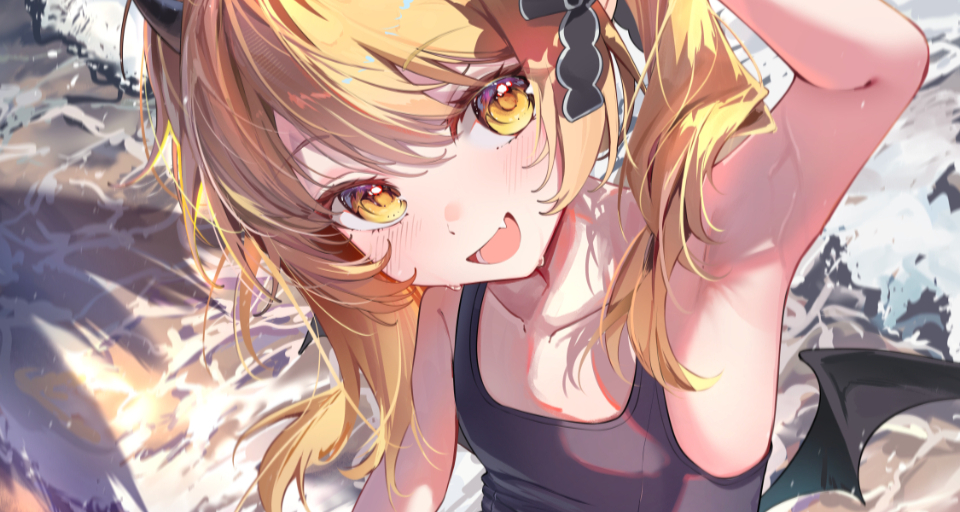 穿泳衣要做好腋下管理哦~ |【Pixiv】人气榜4月第2期
