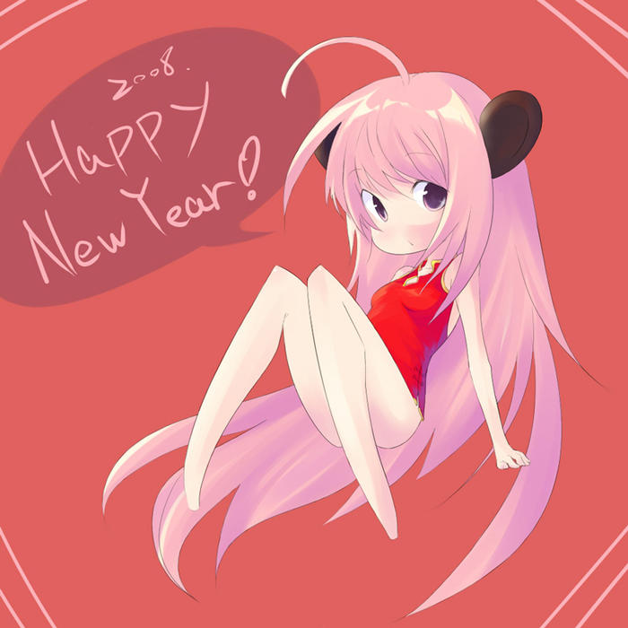 Happy New Year插画图片壁纸