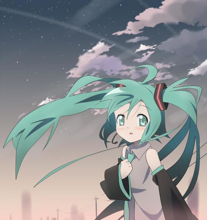 初音未来插画图片壁纸