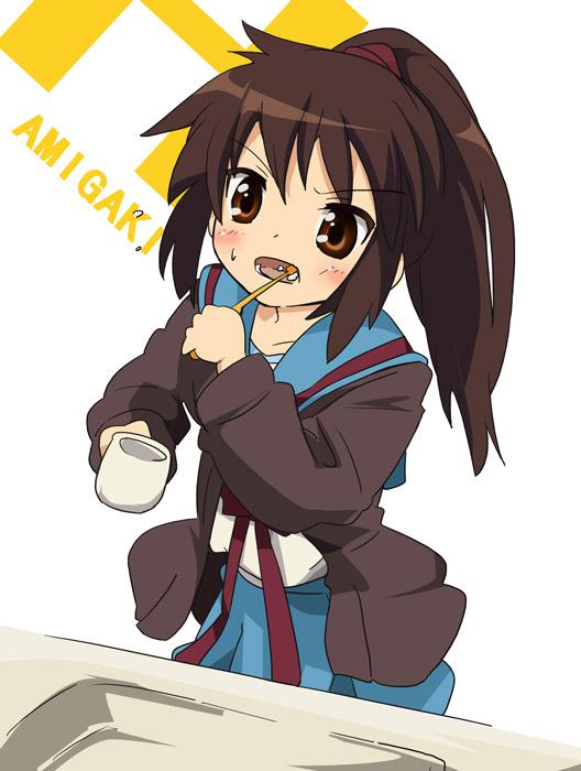 歯磨きょん子头像同人高清图