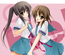 C74夏季同人志的封面是京子和一姬。