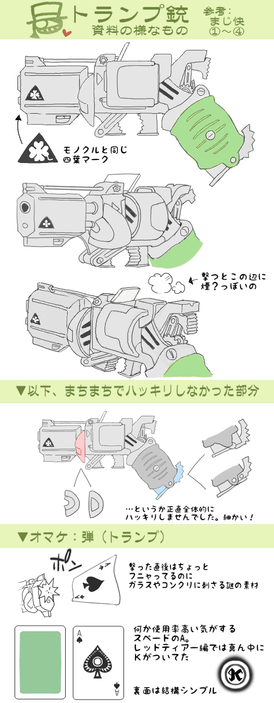 資料：怪盗キッドのトランプ銃