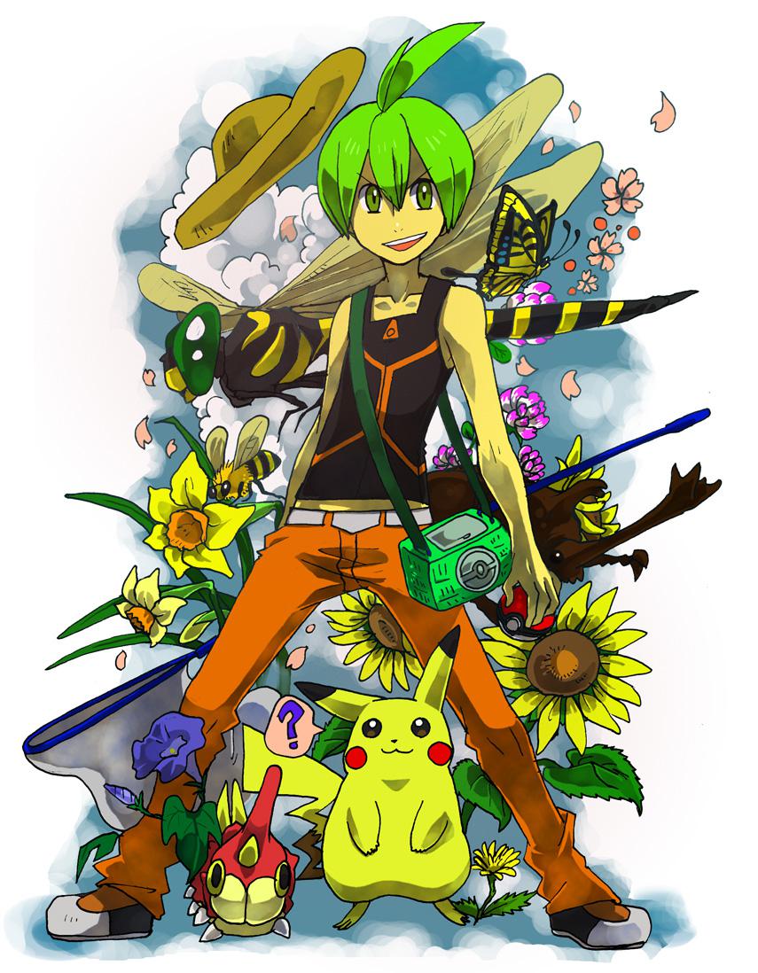 p站画师作品捕虫少年