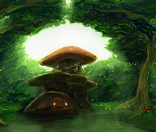 蘑菇屋-原创风景