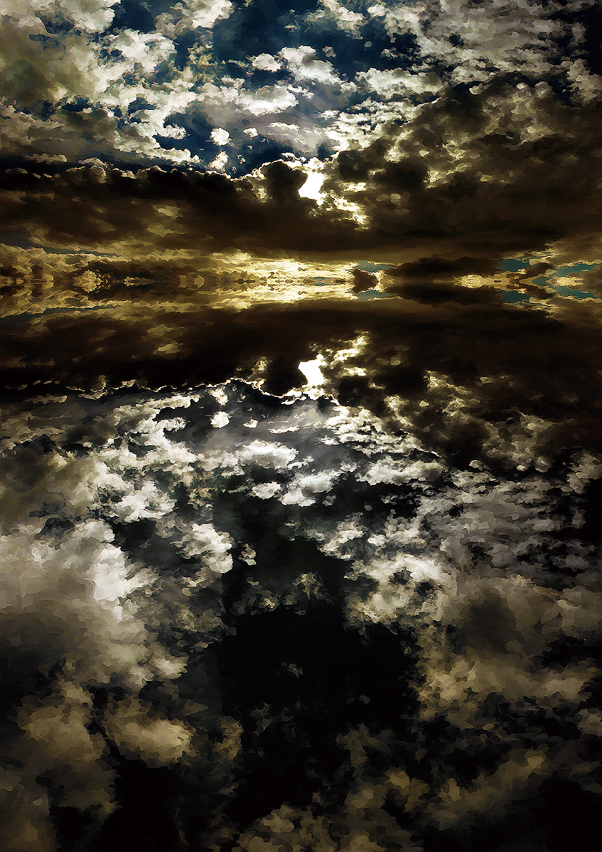 水獭-动漫天空云彩