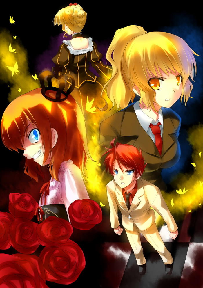 Umineko no naku koro ni fanart插画图片壁纸