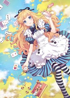 Alice in Wonderland插画图片壁纸